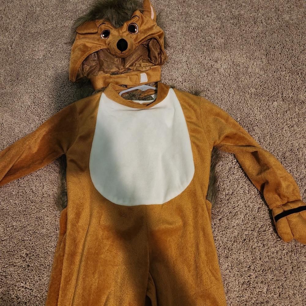 Kids Hedgehog Costume - Brown and White